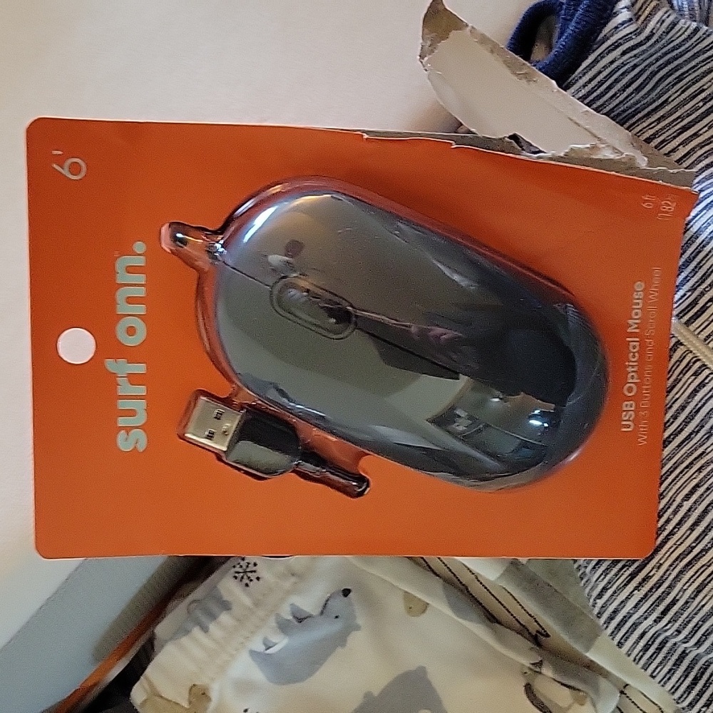 USB optical Mouse 6ft